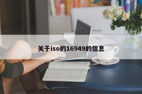 关于iso的16949的信息