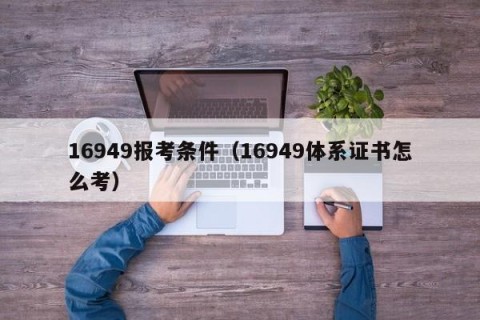 16949报考条件（16949体系证书怎么考）