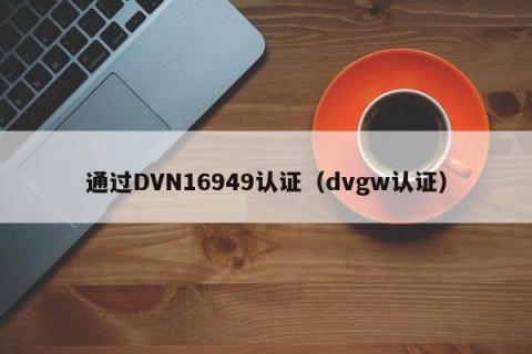 通过DVN16949认证（dvgw认证）