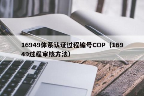 16949体系认证过程编号COP（16949过程审核方法）