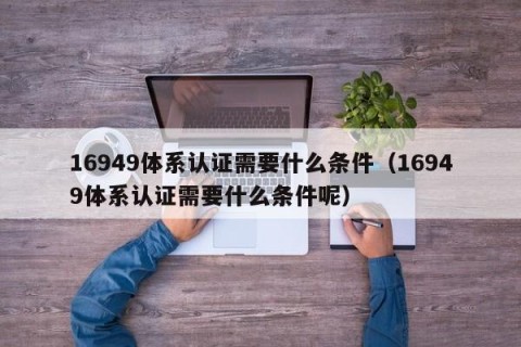 16949体系认证需要什么条件（16949体系认证需要什么条件呢）